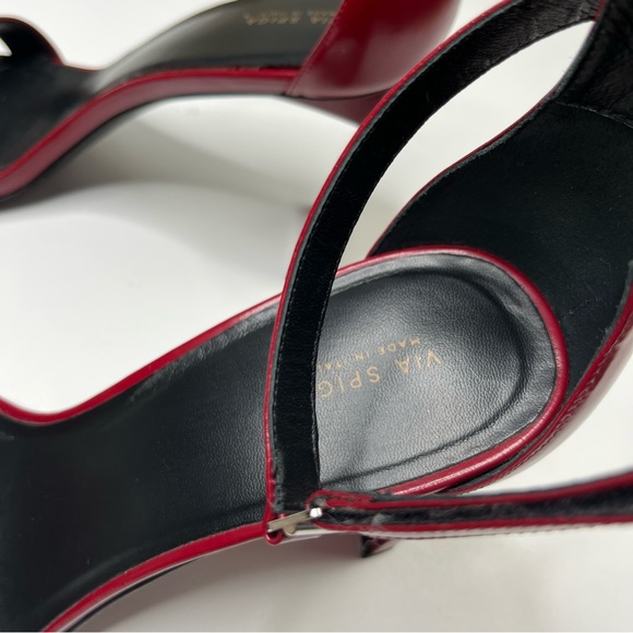 Via Spiga Red Heeled Sandals - Picture 9 of 9